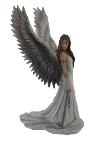 Veronese Design 9 1/2 Inch Spirit Guide Angel Statue by Anne Stokes - Image 1