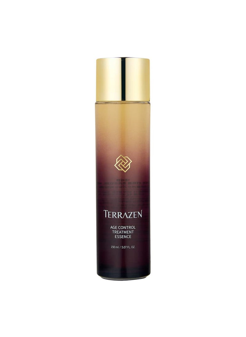 Terrazen - Terrazen Age Control Treatment Essence, 5.07 fl.oz.(150ml), Boosting Essence, Fluid serum, Enriched toner, Creating Bouncy, Luminous Skin - Image 1