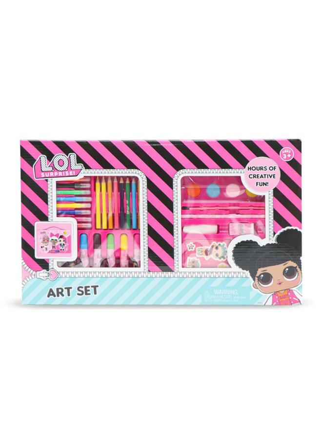 First Kid 52-Piece Lol Surprise Kids Drawing Art Set Multicolor FK-LOL-2102 - Image 2