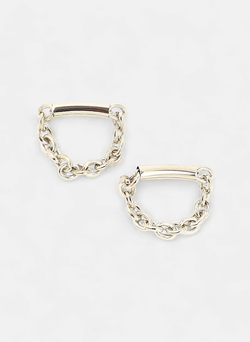 SOHI Chain Bar Artificial Drop Earring Jewellery