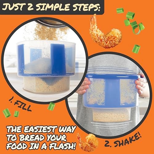 COOK'S CHOICE Onion Blossom Maker w The Original Better Breader Bowl- All-in-one Set with Blooming Onion Slicer & Mess Free Batter Breading Station- Great for Thanksgiving Holiday Parties- Made in USA - Image 4