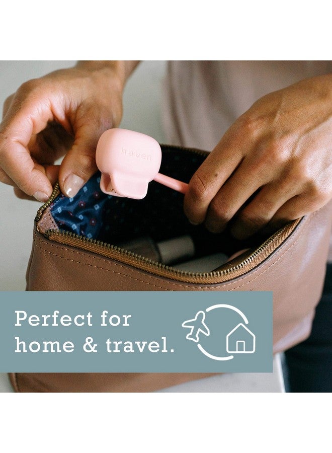 HAVEN Haven Toothbrush Cover - Fits Electronic and Manual Toothbrushes - Toothbrush Case Holder for Travel - Set of Two Tooth Brush Cap Protectors (Blue and Charcoal Gray) - Image 3