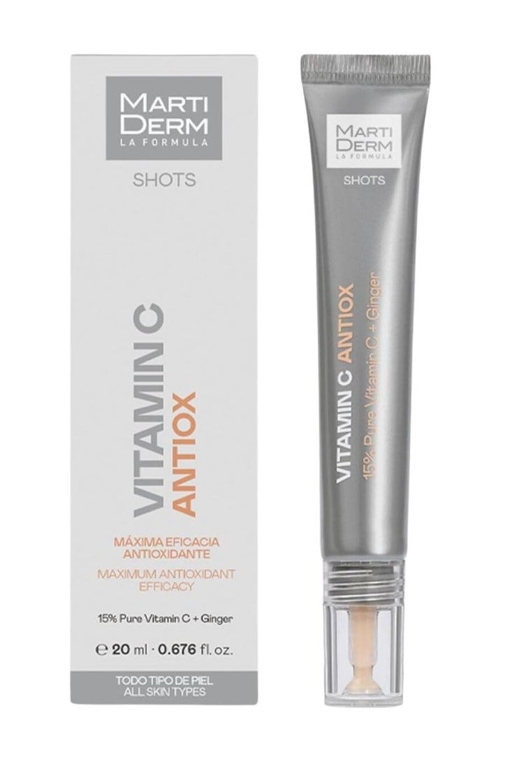 مارتيديرم شوتس فيتامين سي مضاد للأكسدة نقي وفعال لجميع أنواع البشرة 20 مل - Image 2
