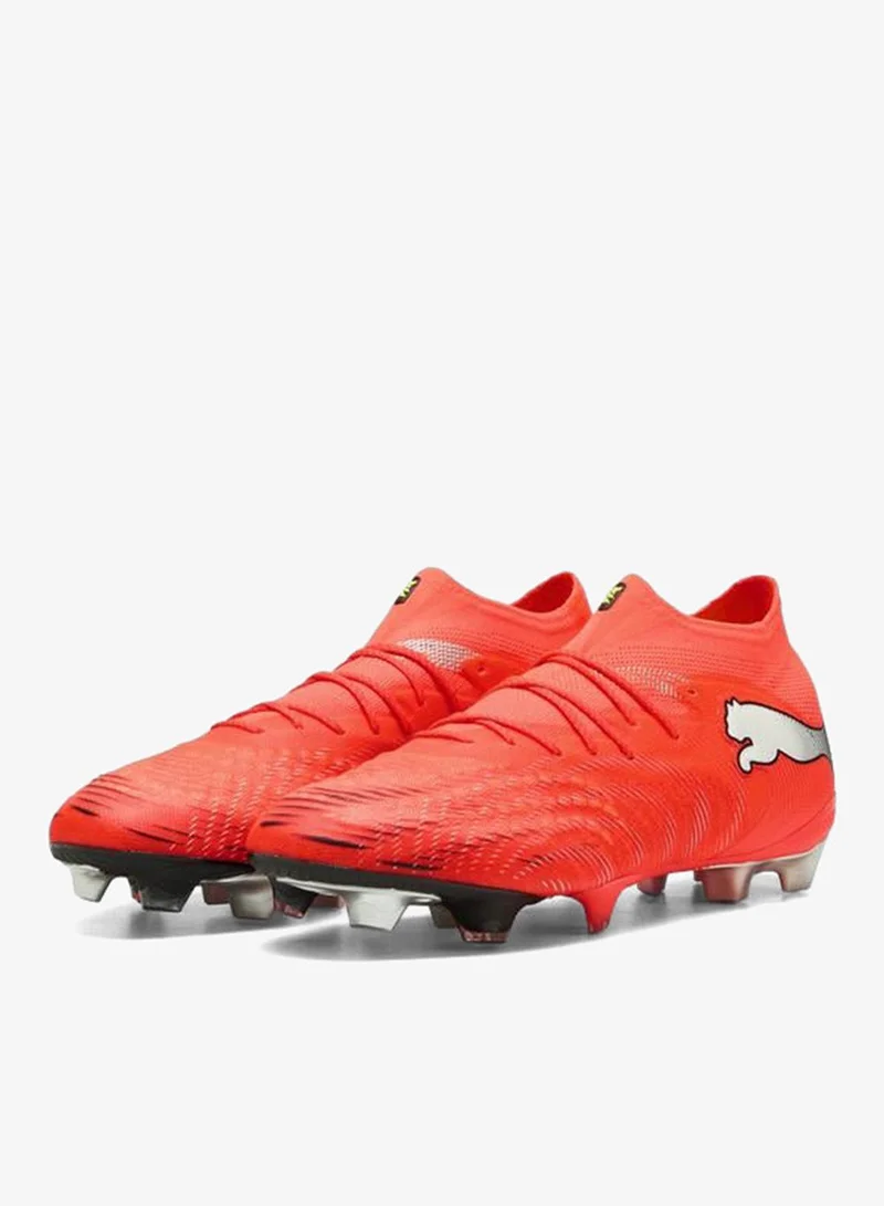 Puma Glowing Red-PUMA White-PUMA Black-PUMA Silver FUTURE 9 ULTIMATE FG Football Boots Unisex for Men | Best Price UAE