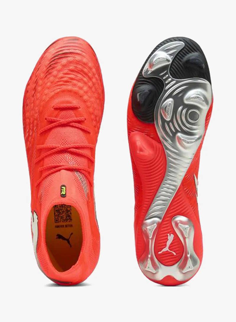 Puma Glowing Red-PUMA White-PUMA Black-PUMA Silver FUTURE 9 ULTIMATE FG Football Boots Unisex for Men | Best Price UAE
