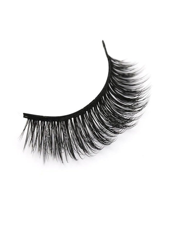 Dkriva رموش صناعية ذاتية اللصق من Dkriva® قابلة لإعادة الاستخدام ومقاومة للماء، رموش طبيعية خفيفة سهلة الارتداء بدون غراء، مكياج هندي (ثلاثي الأبعاد - 04) - Image 2