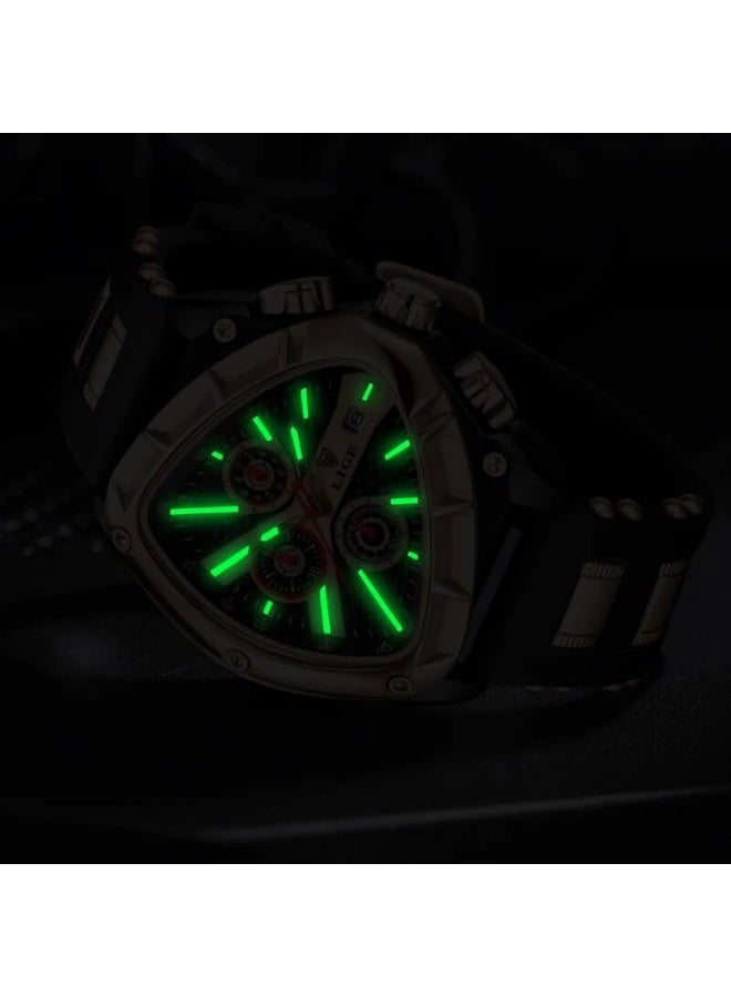 LIGEs Luxury Men Watch waterprosof Sport Mens Quartz Wrist Watches Business Big Dial Wristwatches Relogioss +BOX - Image 2
