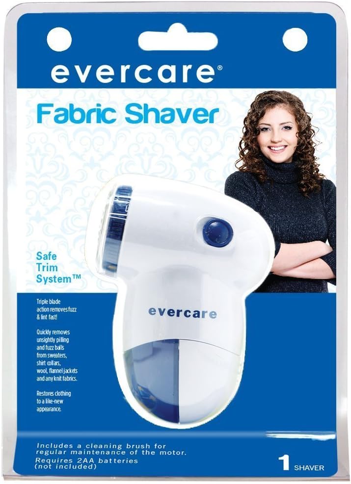 Evercare Small Fabric Shaver with Safe Trim System for Lint and Fuzz Removal - Image 1
