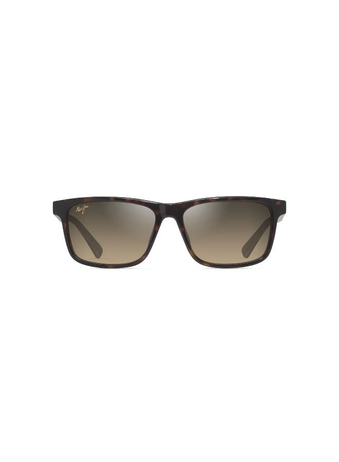 MAUI JIM Okina HS587 10 Men's Full Rim Rectangular Polarized Sunglasses - Image 2