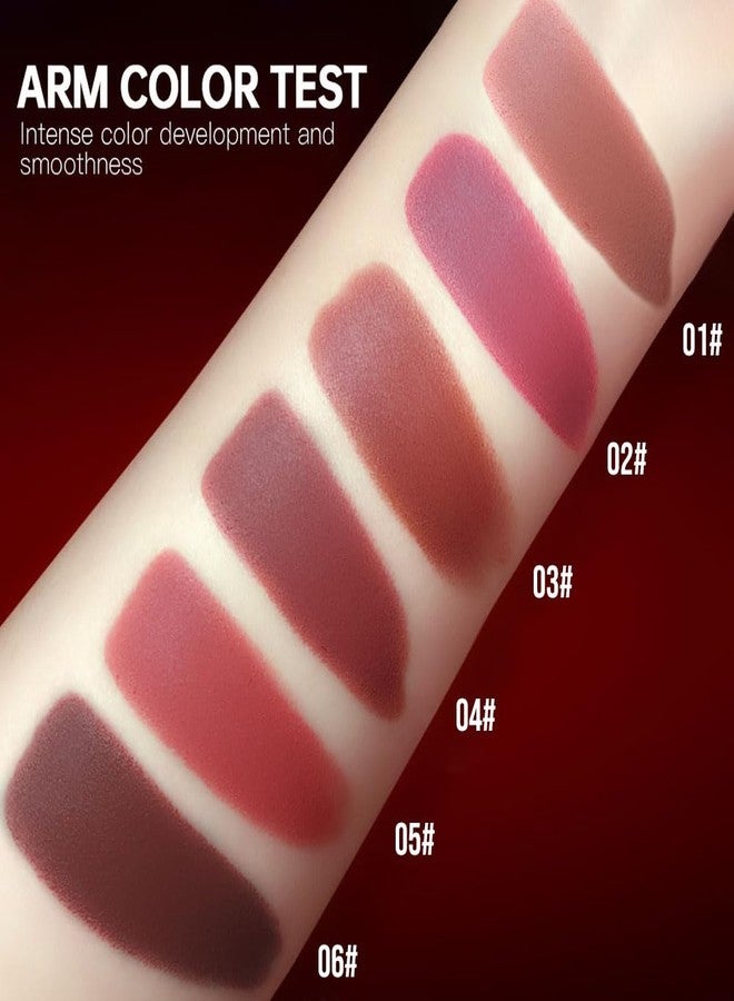 Hxssll Muted Nude Brown Matte Lipstick Crayon - Waterproof Long Lasting Lip Liner Pencil, High Pigment Creamy Velvet Lipstick, Non-Drying Lip Color for Women, 01# - Image 5