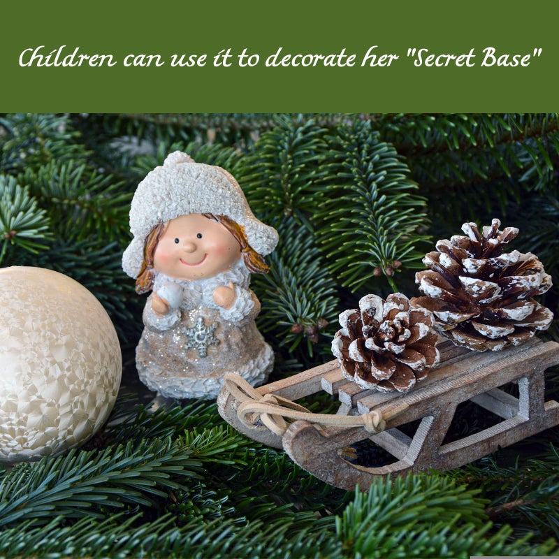 Apragaz 24pcs Christmas Pine Cones  Natural Pinecones Ornaments With String  Large Christmas Tree Pine Cones 4-5cm  Snow Pinecones for Christmas Tree  Gift Tag  Garland  Wreaths  Xmas Craft Hanging Decoration - Image 4