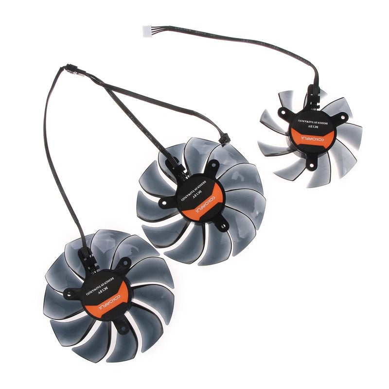 89/75mm Cooler Fan 4Pin 12V VGA Graphics Card for Colorful 2060 2070 2080 2080Ti 1660ti 1660 Cooler Graphics Card Cooling Fan - Image 3