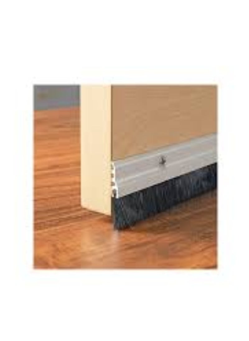 KNP KNP 1M Door Seal Bottom Brush with 4Pcs Screws White  - Image 1