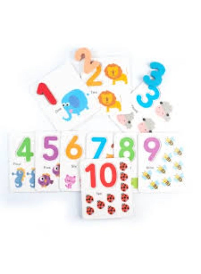 حديقة الألعاب بطاقات الأرقام والحساب مع أعواد العد - لعبة تعلم الرياضيات مونتيسوري للأطفال، مجموعة حسابية للتعليم المبكر، لعبة العد التعليمية للأطفال في مرحلة ما قبل المدرسة - Image 5