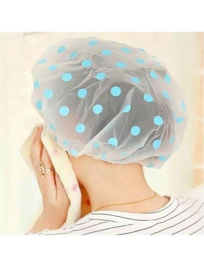 3pcs plastic shower caps - Image 3