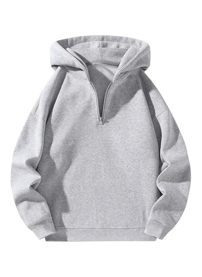 KUYING Casual Zipper Hoodie Loose Sports Hoodie  - Image 1