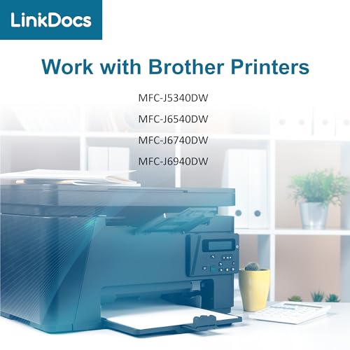 LinkDocs LC402 Black Compatible Ink Cartridges Replacement for Brother LC402 LC402XL BK Used with Brother MFC J5340DW MFC J6740DW MFC J6540DW MFC J6940DW Printers - Image 3
