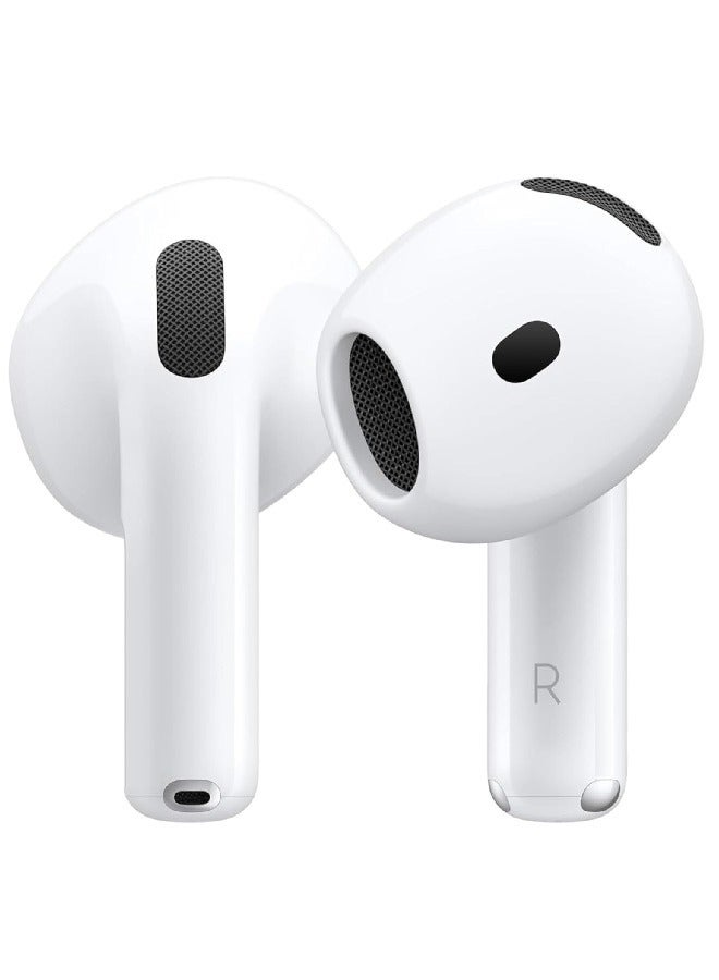 AirPods 4 ANC Wireless Earbuds With Lightning Charging Case - White