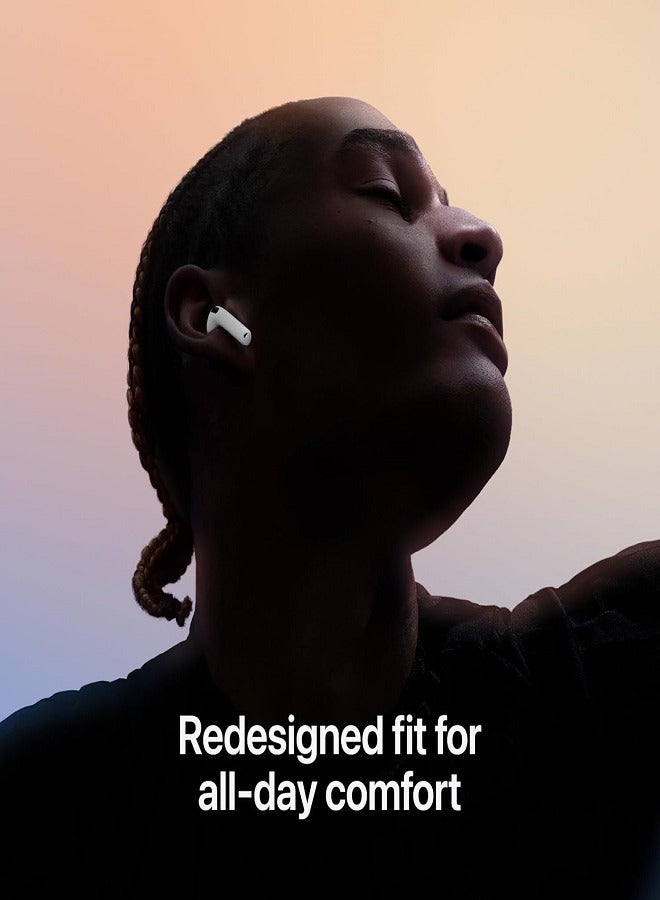 AirPods 4 ANC Wireless Earbuds With Lightning Charging Case - White