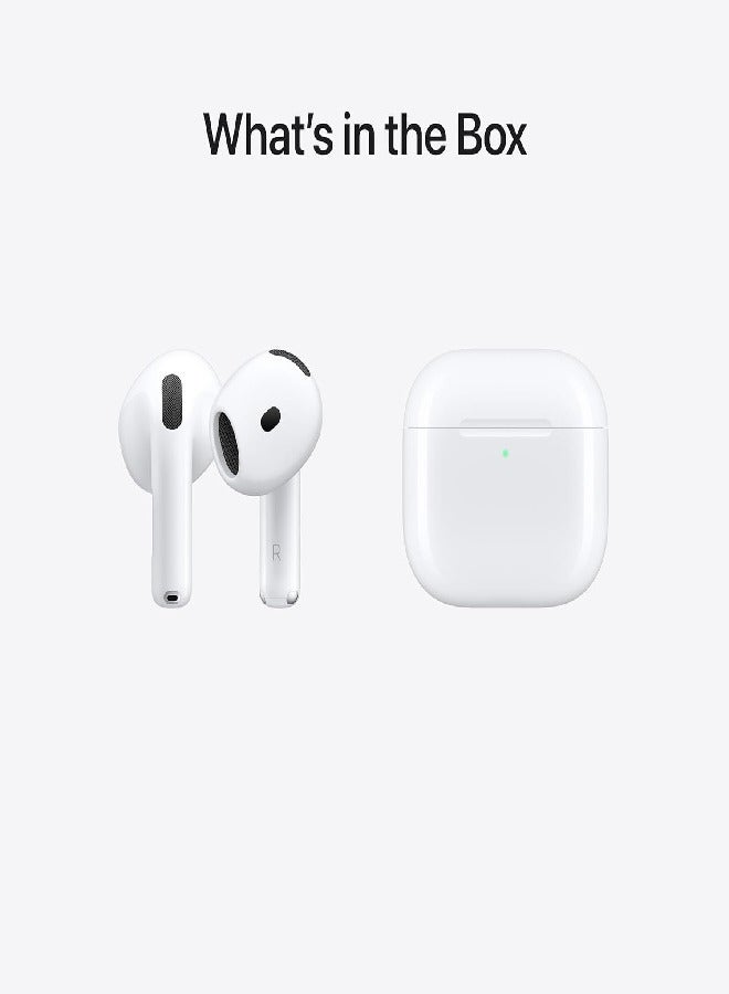 AirPods 4 ANC Wireless Earbuds With Lightning Charging Case - White