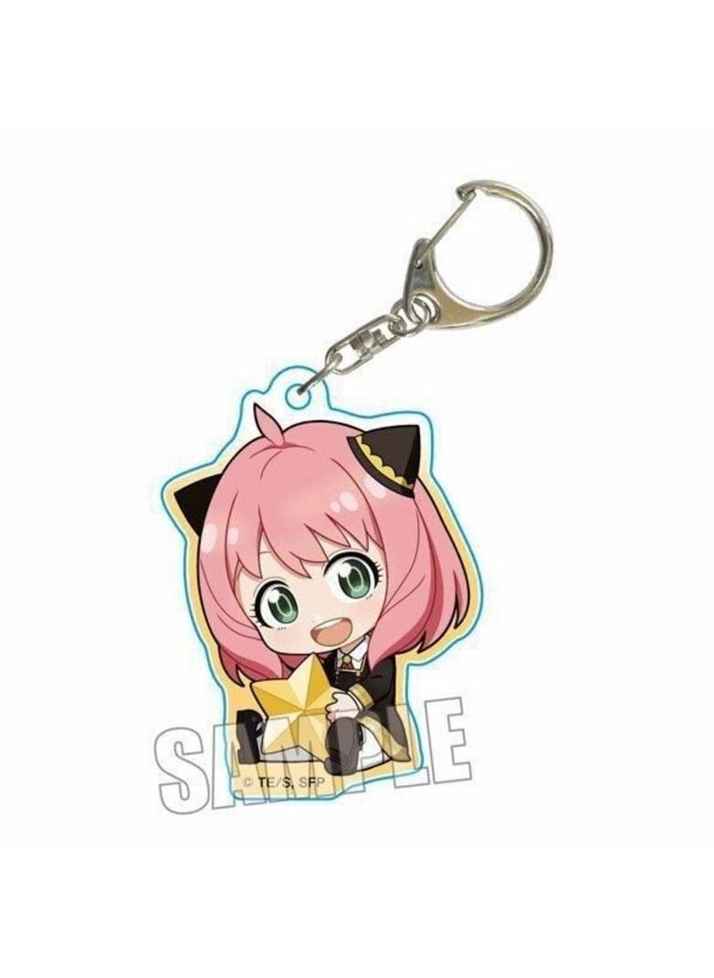 Generic - Anime Spy X Family Keychain Cospaly Loid Anya Yor Acrylic Pendant Bags Keyring - Image 1