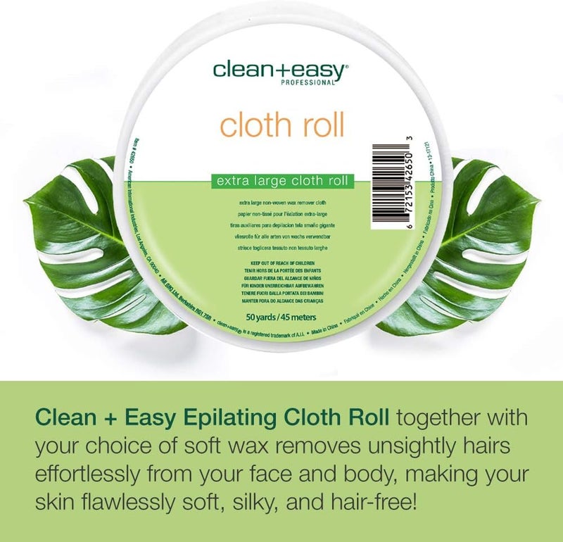 Clean + Easy Extra Large Cloth Roll for Waxing - 50 Yards - Image 2