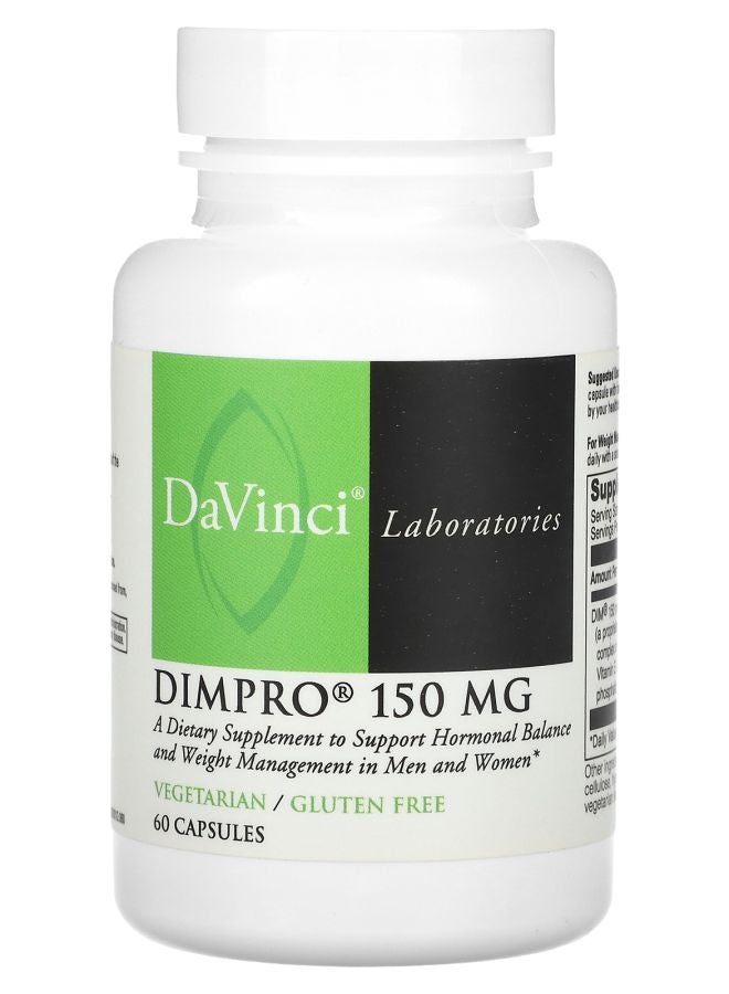 DaVinci Laboratories of Vermont DIMPRO 150 mg 60 Capsules
