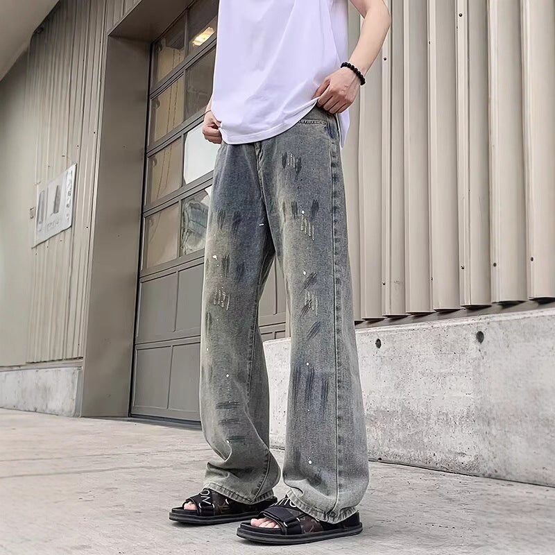 Unisex Classic Denim Jeans Loose Fit Daily Outdoor Wear - Image 2