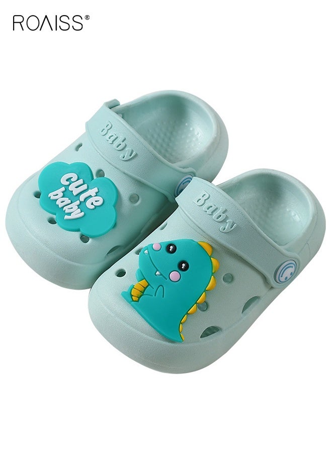 roaiss Kid's Summer Sandals, Comfort Clogs with Non-slip Sole, Breathable Slippers with Cartoon Design, Kids Slip on Slides, Casual Beach Shoes for Kids  - Image 1