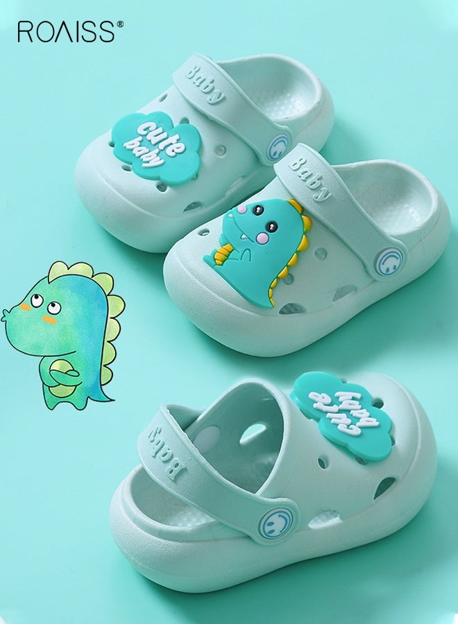 roaiss Kid's Summer Sandals, Comfort Clogs with Non-slip Sole, Breathable Slippers with Cartoon Design, Kids Slip on Slides, Casual Beach Shoes for Kids  - Image 2