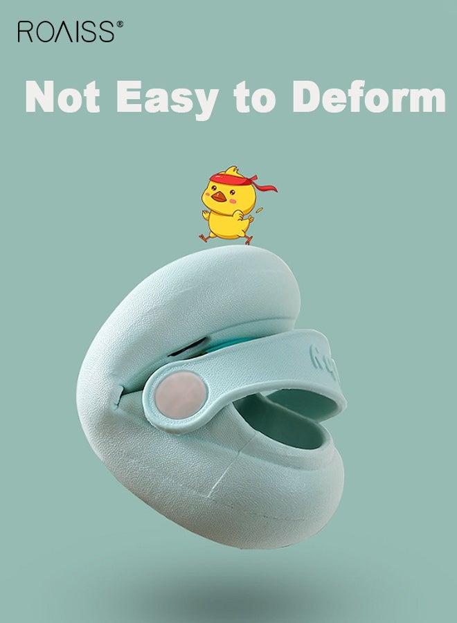 رويس صنادل صيفية للأطفال، قباقيب مريحة بنعل غير قابل للانزلاق، شباشب مسامية بتصميم كرتوني، أحذية شاطئية كاجوال للأطفال - Image 3