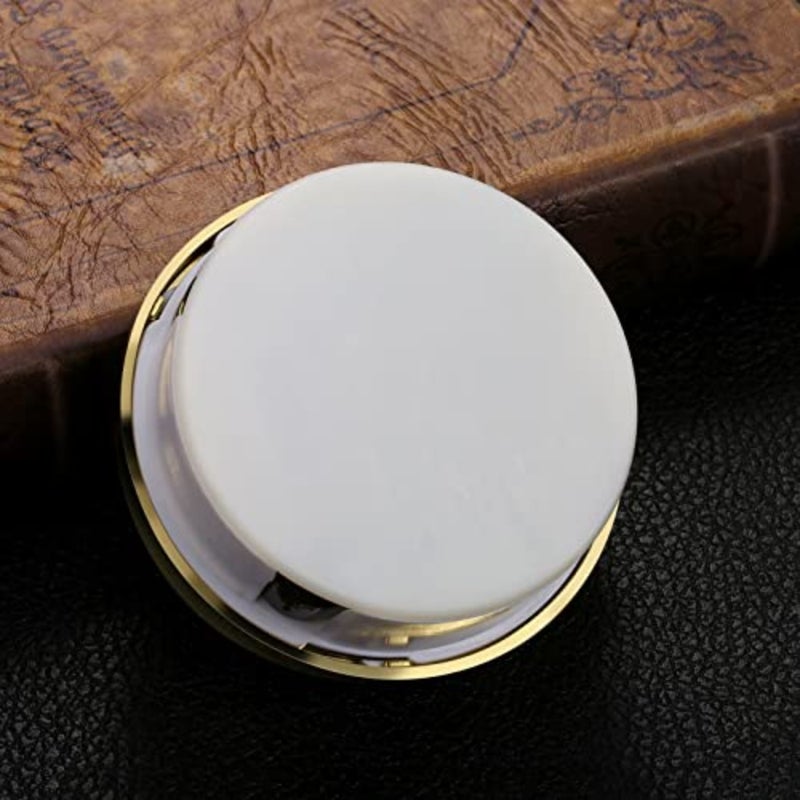 Round Clock Insert 3-1/8 Inch 80 mm Quartz Movement Roman Numeral Gold Trim (Gold Trim) - Image 5