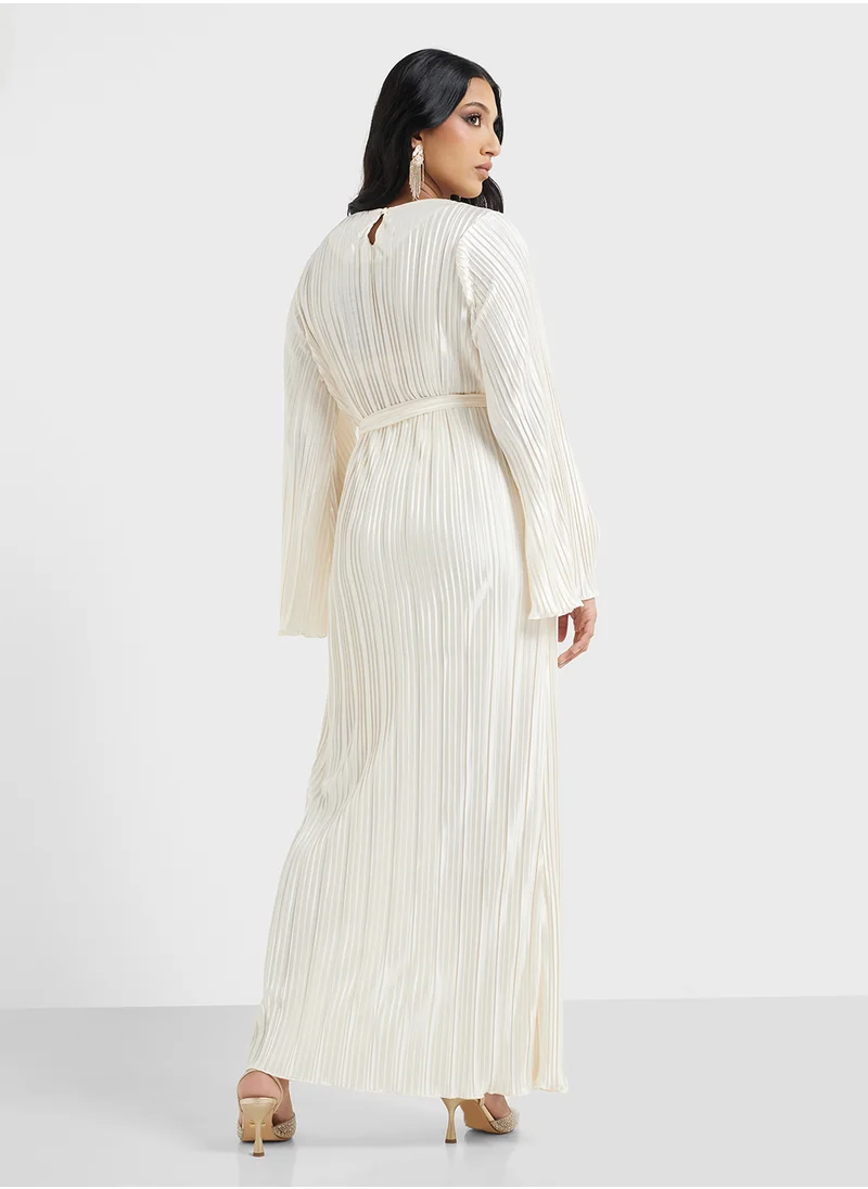 Khizana Pleated Dress