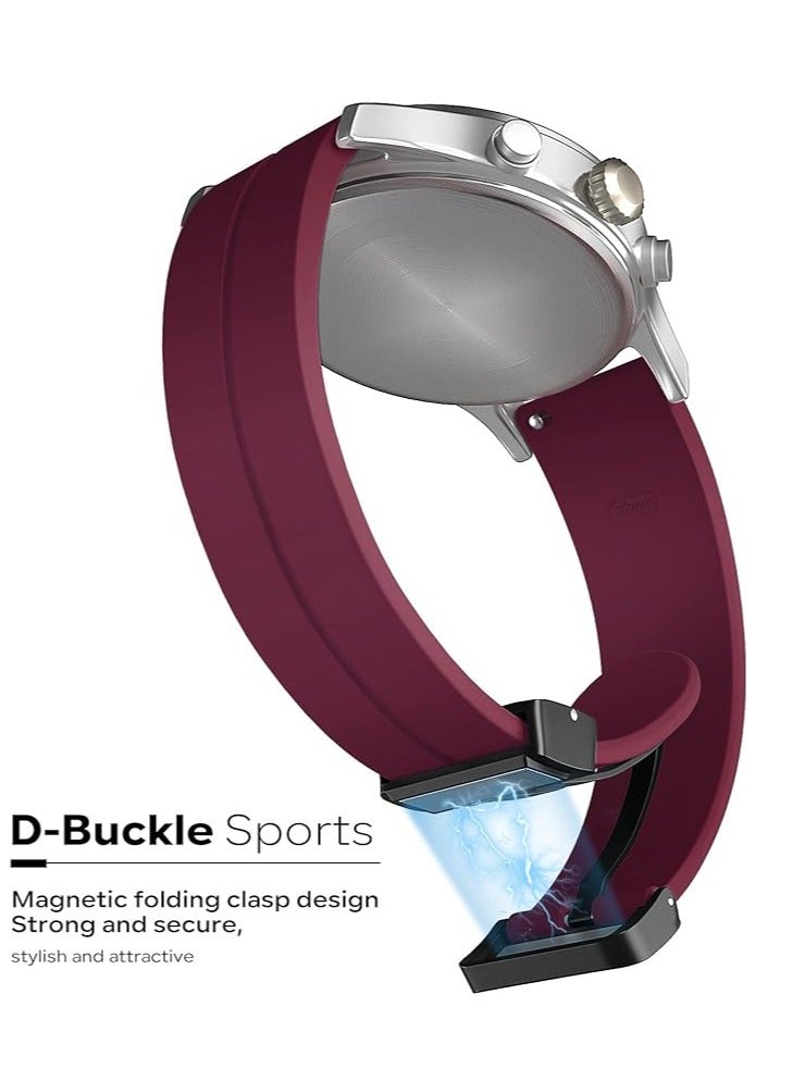 22mm Magnetic Sport Watch Band – Flexible Silicone Band for Men and Women - Image 3