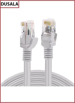 High Speed RJ45 cat6 Ethernet Patch Cable LAN Cable Compatible for PS4/PS3, Nintendo Switch, Raspberry Pi 4, Smart TV, Computer, Modem, Router, 25 Meter Grey - pzsku/Z02FDCED5884EDD4655BBZ/45/1747120890/7a193d32-4f2b-4a1b-bd05-08d711e36d4e