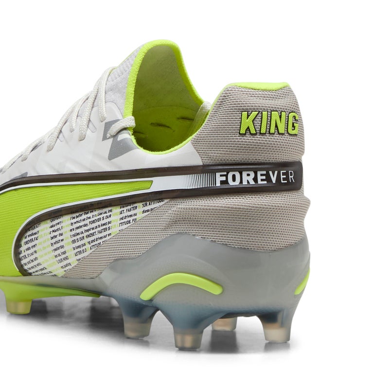 PUMA KING ULTIMATE FOREVER FG/AG Mens Gray Football Boots - Image 3
