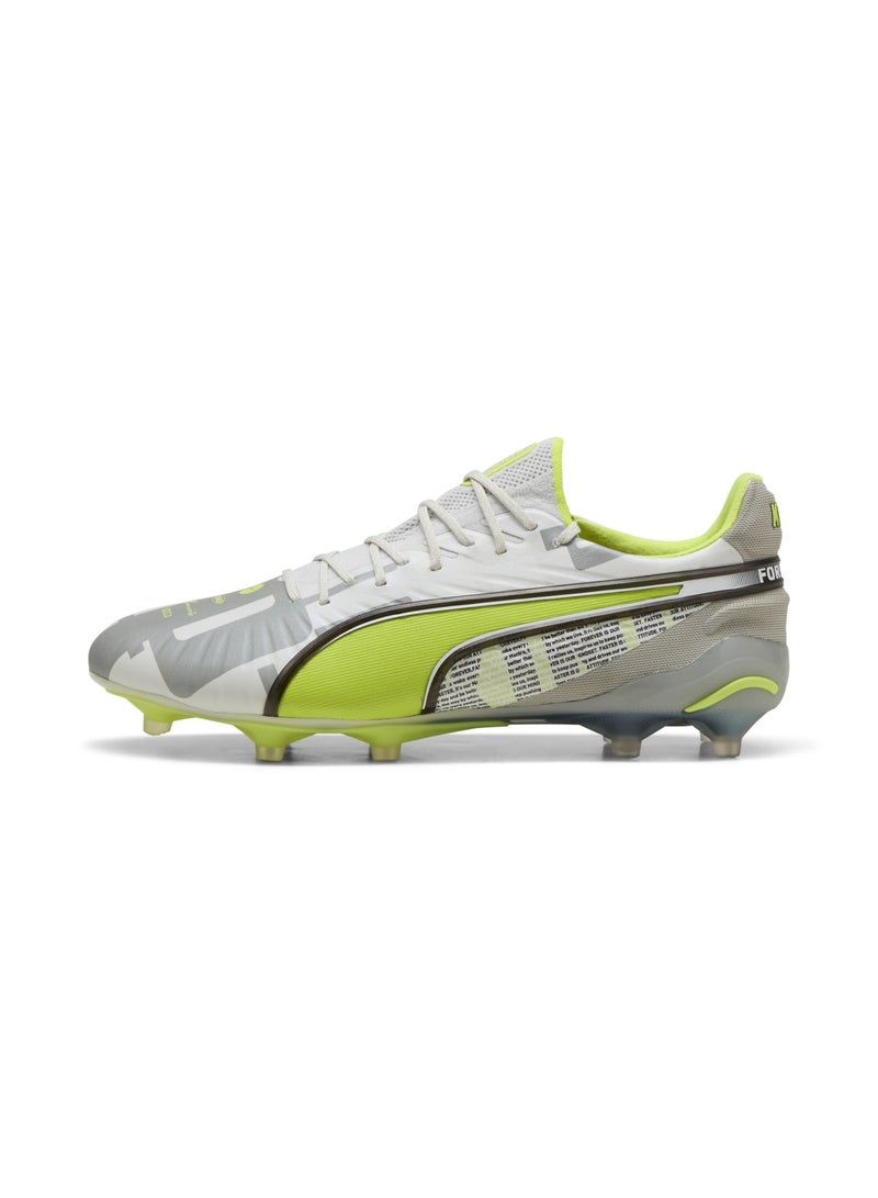 PUMA KING ULTIMATE FOREVER FG/AG Mens Gray Football Boots - Image 1