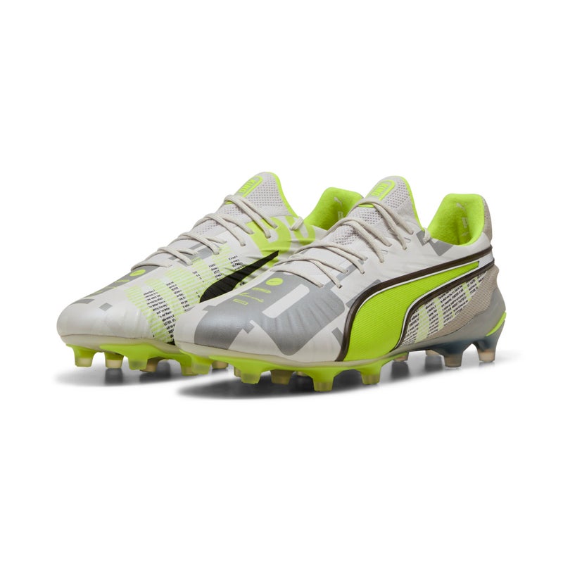 PUMA KING ULTIMATE FOREVER FG/AG Mens Gray Football Boots - Image 2