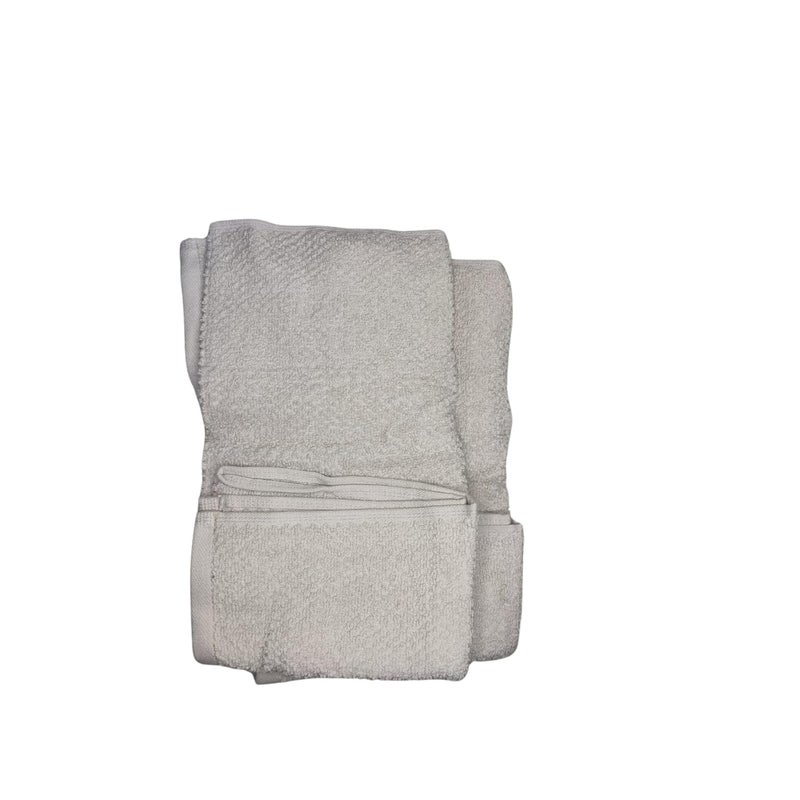 LookTrendyNow Super Soft Microfiber Gym Towel Hand Towels Workout Towels Light Grey 41X61 cms Pack of 2 - Image 2
