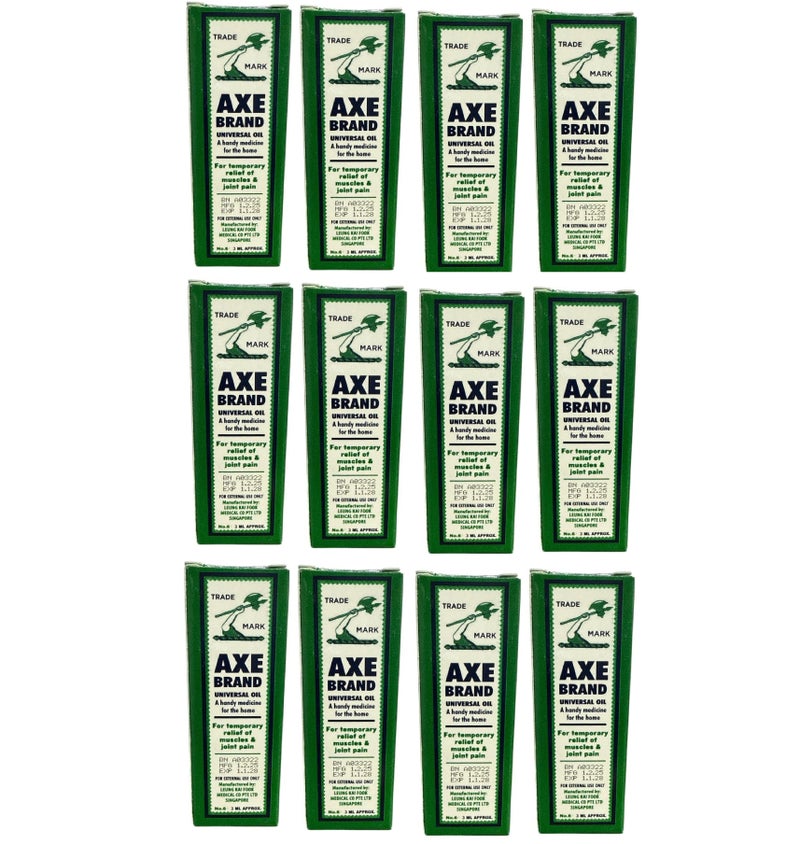 أكس زيت يونيفيرسال لسرعة تخفيف نزلات البرد والصداع، 12 قطعه سعة 3 مل - Image 2