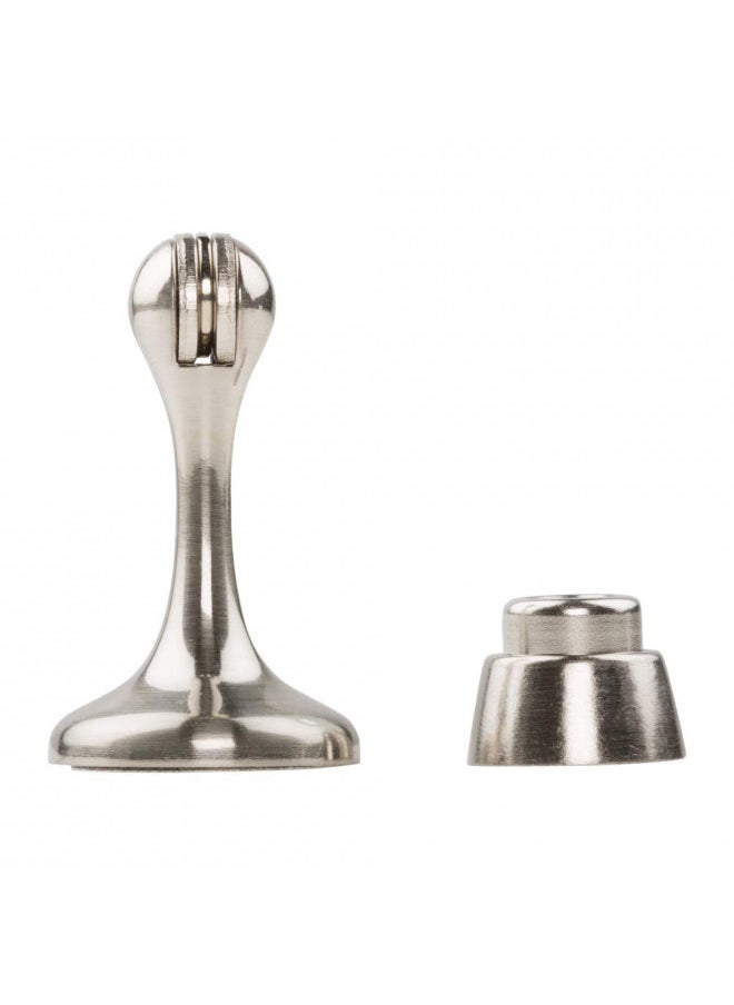 National Hardware National Hardware N328-195 V244 Magnetic Rigid Door Stop in Satin Nickel  - Image 1