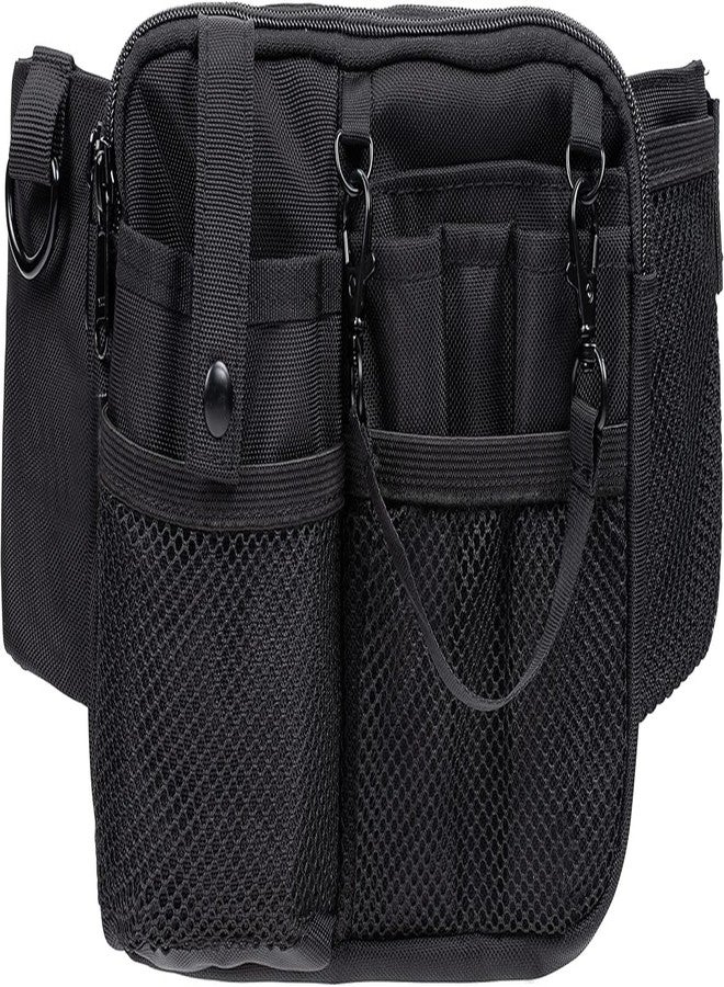 STORICANS Nurse Fanny Pack with Medical Supply Pockets, Adjustable Strap Extends from 25" to 47",Utility Storage, Nurse Essentials for Work,Nurse Gifts;Black - Image 1
