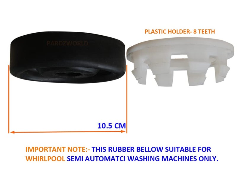 PARDZWORLD PARDZWORLD Outer Tub Buffer or OTB or Spin Bellow 105 Cm Suitable for Whirlpool Semi Automatic Washing Machines ONLY Match Buy  - Image 2