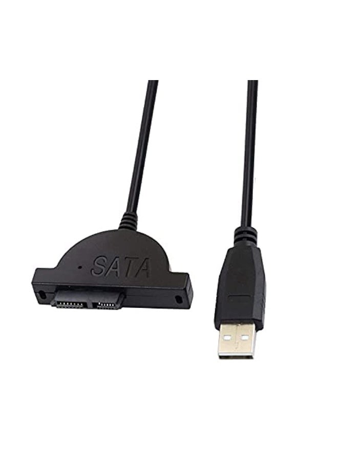 محول USB إلى SATA لمحركات CD/DVD اللابتوب – عملي وسهل الاستخدام لتشغيل الأقراص الخارجية - Image 2