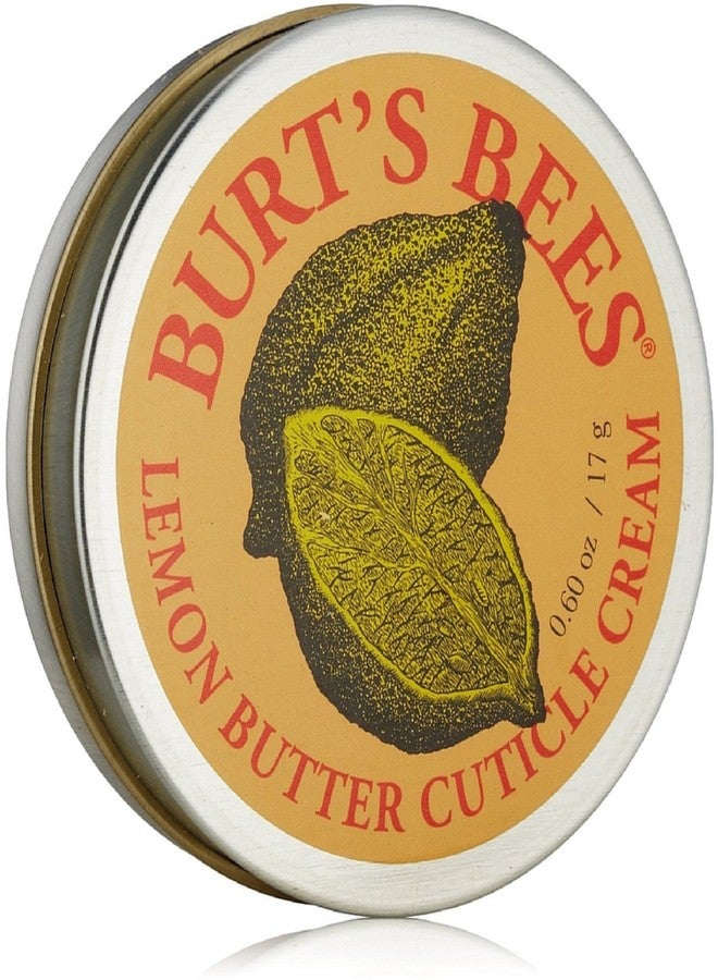 Burt's Bees Lemon Butter Cuticle Cream with Vitamin E, Nourishes Nails, Softens Dry Cuticles, 0.6 OZ (17g) - 4 Pack - Image 1