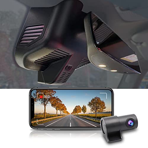 Fitcamx Front 4K+Rear 1080P Dash Cam Adapts for Mercedes-Benz G-Class 2019-2024 G550 (HD2-6166/with 10 Vents), OEM Look, Dual HD Video, WiFi & APP, Loop Recording, G-Sensor, Easy to Set, 128GB Card - Image 1