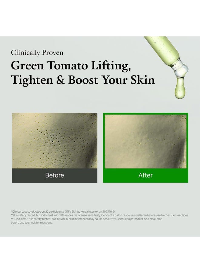 Fully Green Tomato Serum, Pore Tightening with 67% Green Tomato Extract, Vit C and PHA, Elastcity Boosting and Skin Moisturization, Fragrance Free, Vegan & Dermatologically Tested, 1.01 fl.oz - Image 5