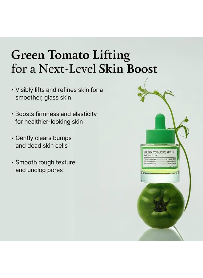 Fully Green Tomato Serum, Pore Tightening with 67% Green Tomato Extract, Vit C and PHA, Elastcity Boosting and Skin Moisturization, Fragrance Free, Vegan & Dermatologically Tested, 1.01 fl.oz - Image 3