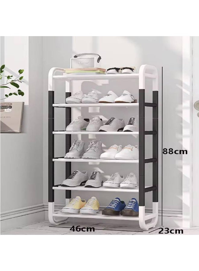 Generic 5-Shelf Tiered Minimalist Plastic Shoe Rack Cabinet Organizer for Home - Image 3