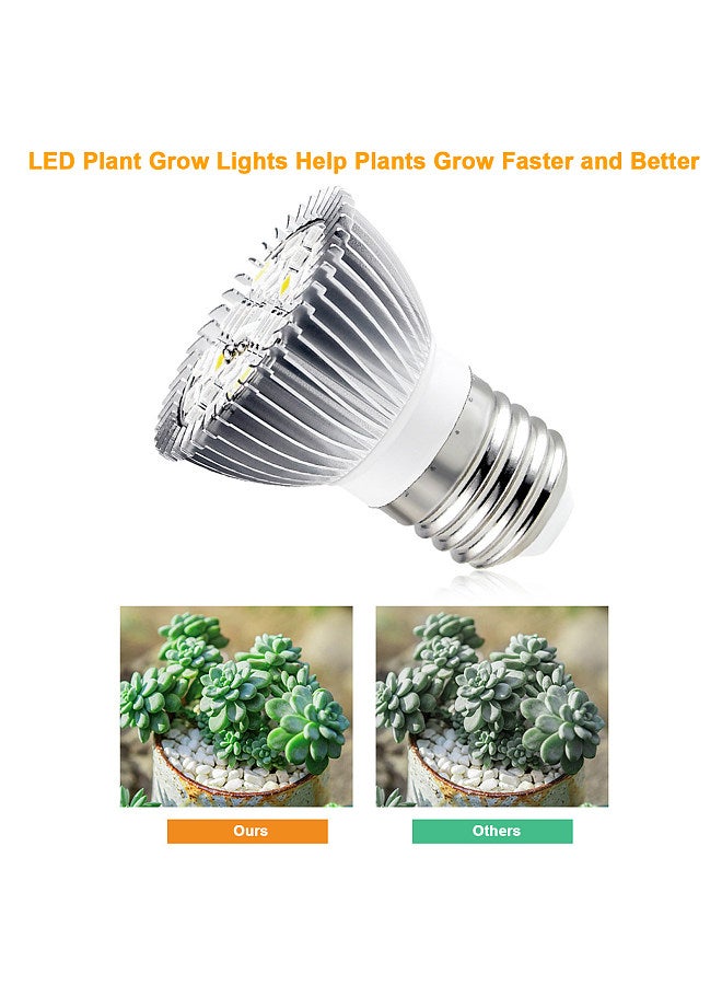 Generic E27 Lamp Head Plant Grow Light Bulb Full Spectrum Plant Light Growing Succulent Pots Lights  - Image 4